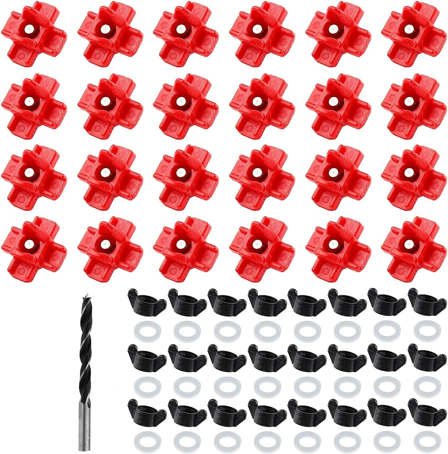 Chicken Waterer Nipples Automatic Poultry Nipples Horizontal Side Mount Chicken Drinkers Automatic with Drill Bit, Chick Waterer for Poultry Chicken Quail Duck (24 Pcs) image number 5