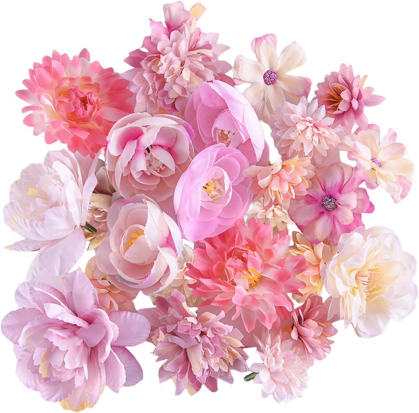 Pack of 21 Flower Hair Accessories, Non-Slip Flower Hair Clip, Girls Women Hair Accessories, Hair Accessories Party, Beach, Suitable for All Kinds of Hairstyles (Purple) image number 4