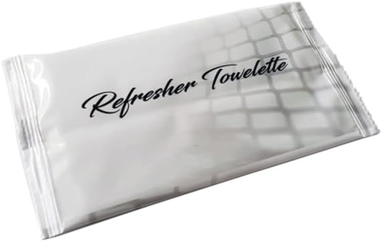 100Pcs Non-Alcohol Refreshing Cleaning Towelettes - Individually Wrapped, Refresher, Face, Hands and Body Cleansing, Ideal for All Skin Types