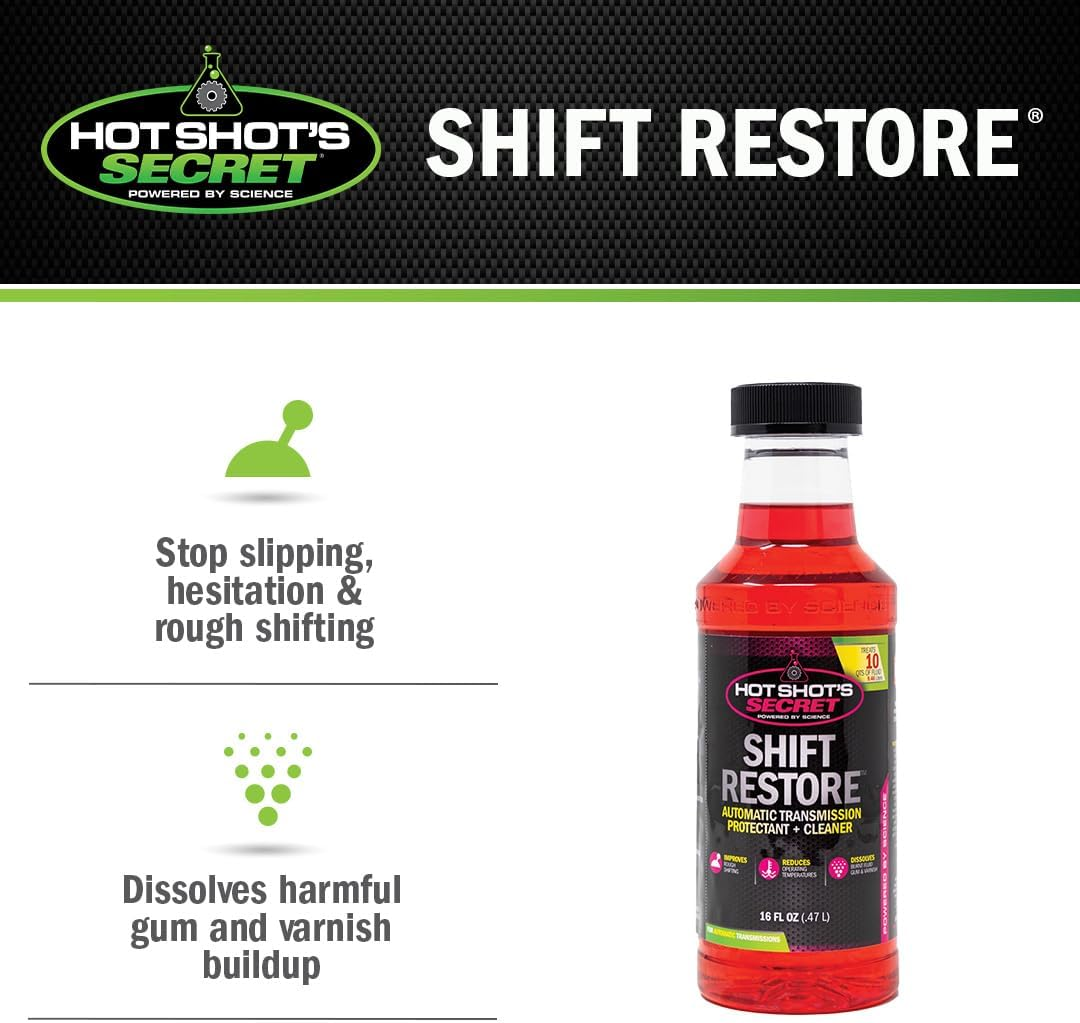 Hot Shot'S Secret Shift Restore Automatic Transmission Additive 16 Fluid Ounce Bottle