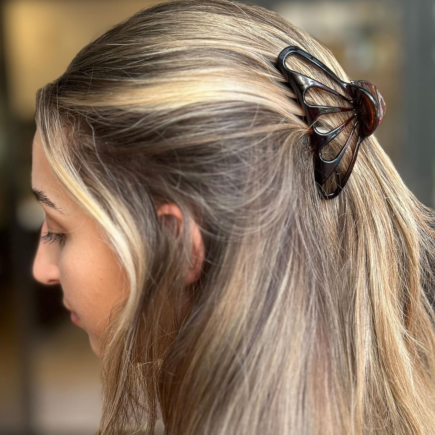 Camila Paris NV109 French Large Hair Clips for Women Thick Hair for Long Wavy Curly Hair, Girls Hair Claw Clips, Styling Big Hair Clip for Thick Hair, Strong Hold No Slip Grip Claw Clip Made in France image number 2