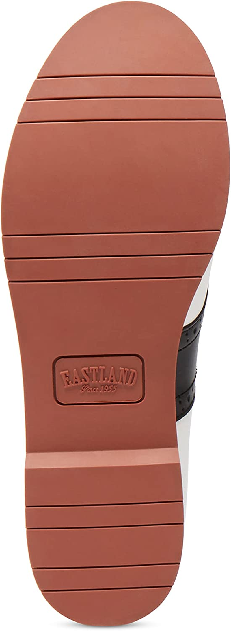 Eastland Women&rsquo;S Sadie Lace-Up Flats, Black and White, 10 US image number 5