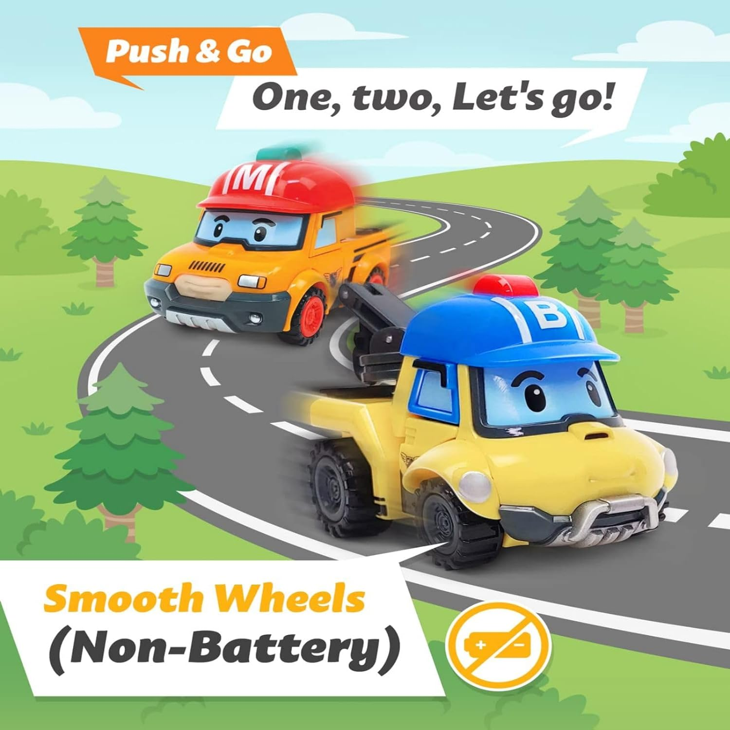 Robocar Poli Transformable Vehicle Bucky - 4Inch image number 3