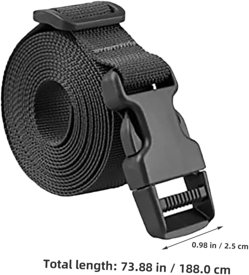 ORFOFE 6Pcs Adjustable Suitcase Straps Belts Utility Straps for Luggage Nylon Buckle for Travel image number 6