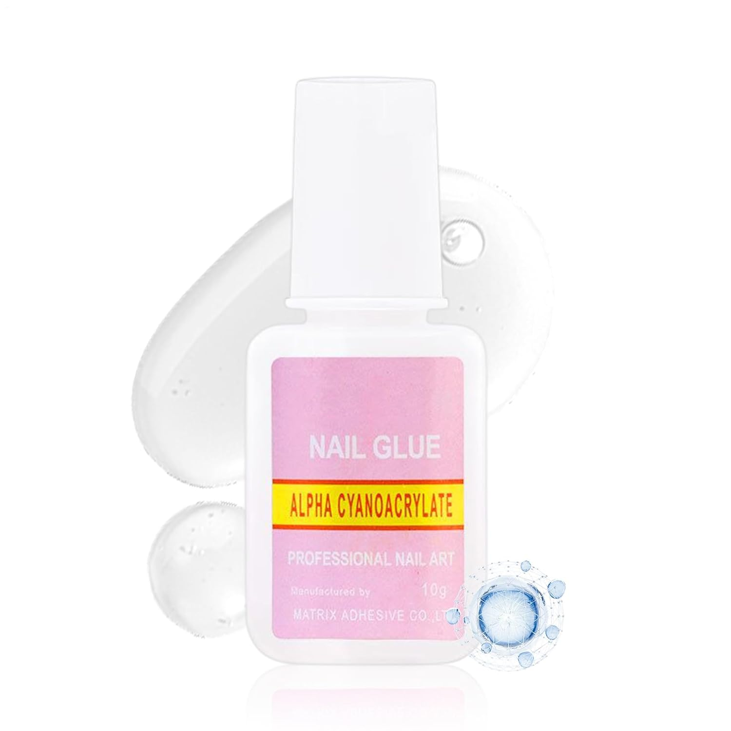 Nankoyal Nail Charm Glue | 45G Strong Long-Lasting Accessories,Charm Gem Glue | for Home Travel Wedding Bridal Spa Grooming Party Summer Holiday Daily Crafts Sculpting Art Jewelry image number 4