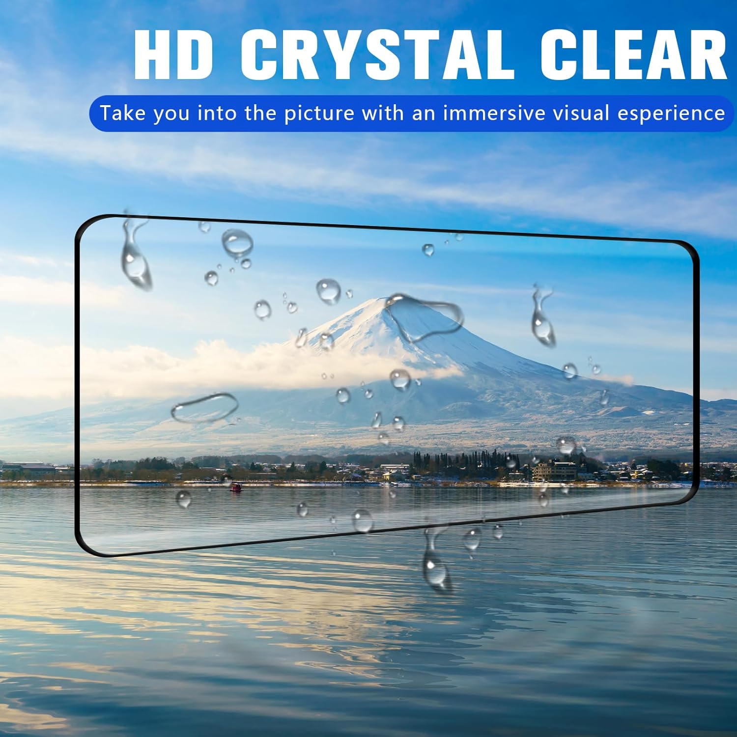 2 Pack for OPPO Reno 12 5G Screen Protector,Hd Tempered Glass,3D Full Coverage,9H Hardness,Anti-Scratch,Bubble Free for Reno 12 5G image number 1