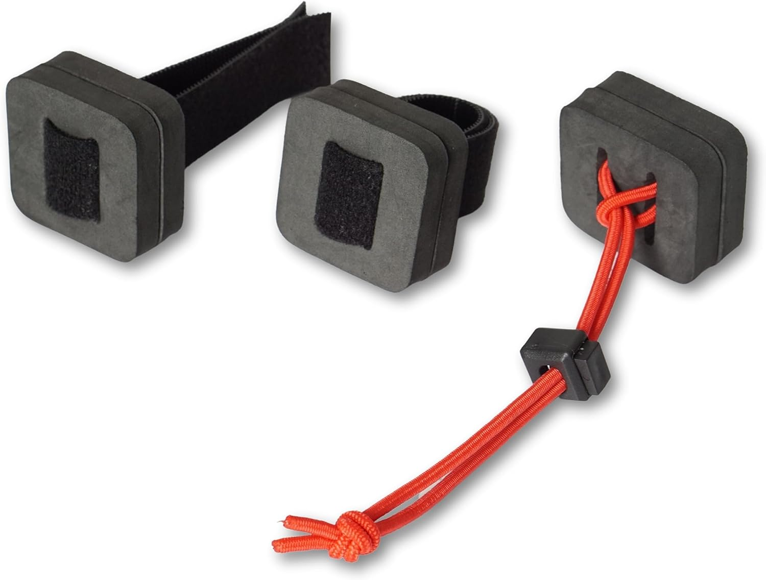 Vincita Handlebar Bag Foam Spacer Kit - Made from High-Density Foam - 9-Piece Kit Include 6 Foam Spacers, 2 Straps, and 1 Adjustable Elastic Strap - Bikepacking and Cycling Accessories image number 1