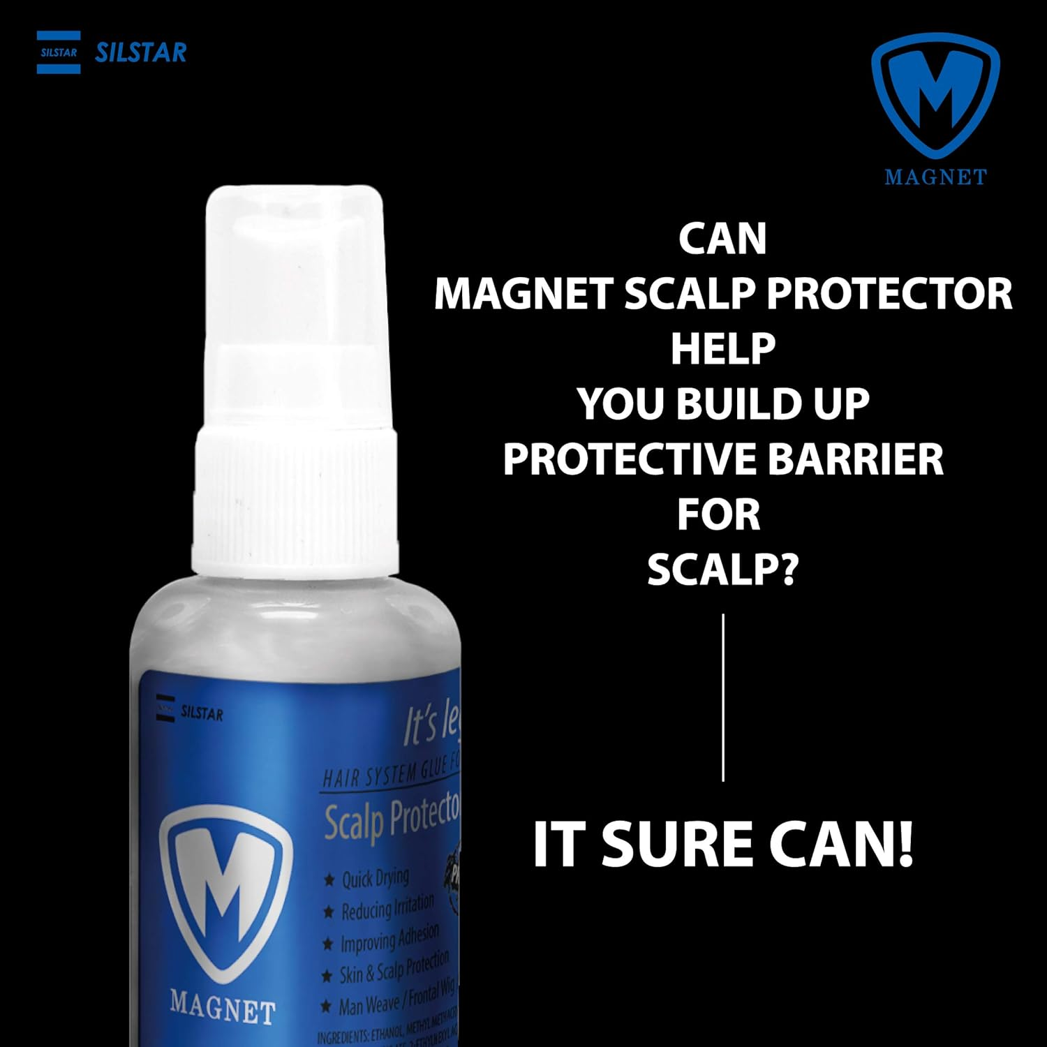 MAGNET WIG SCALP PROTECTOR PRIMER 60Ml_2.03Oz - SCALP PROTECTING SPRAY for ALL SKIN TYPES/HELPS CLEANS DIRT/PROTECTS SKIN from ADHESSIVE/PROTECTS SKIN from IRRITATION image number 1