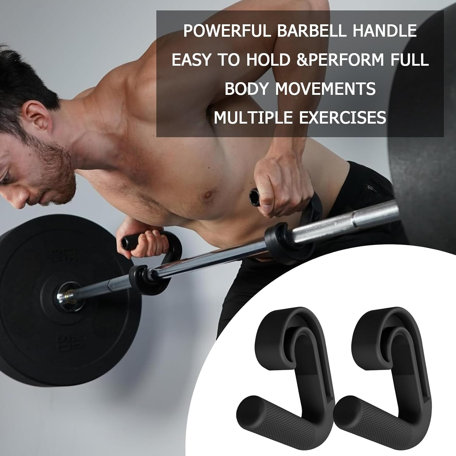 Neutral Grip Pull up Handles Attachment - Pull up Handles Strap Grip for Pull-Up Bars, Resistance Bands, Barbells, Fitness Equipment, Gym Equipment | Ergonomic Portable image number 5