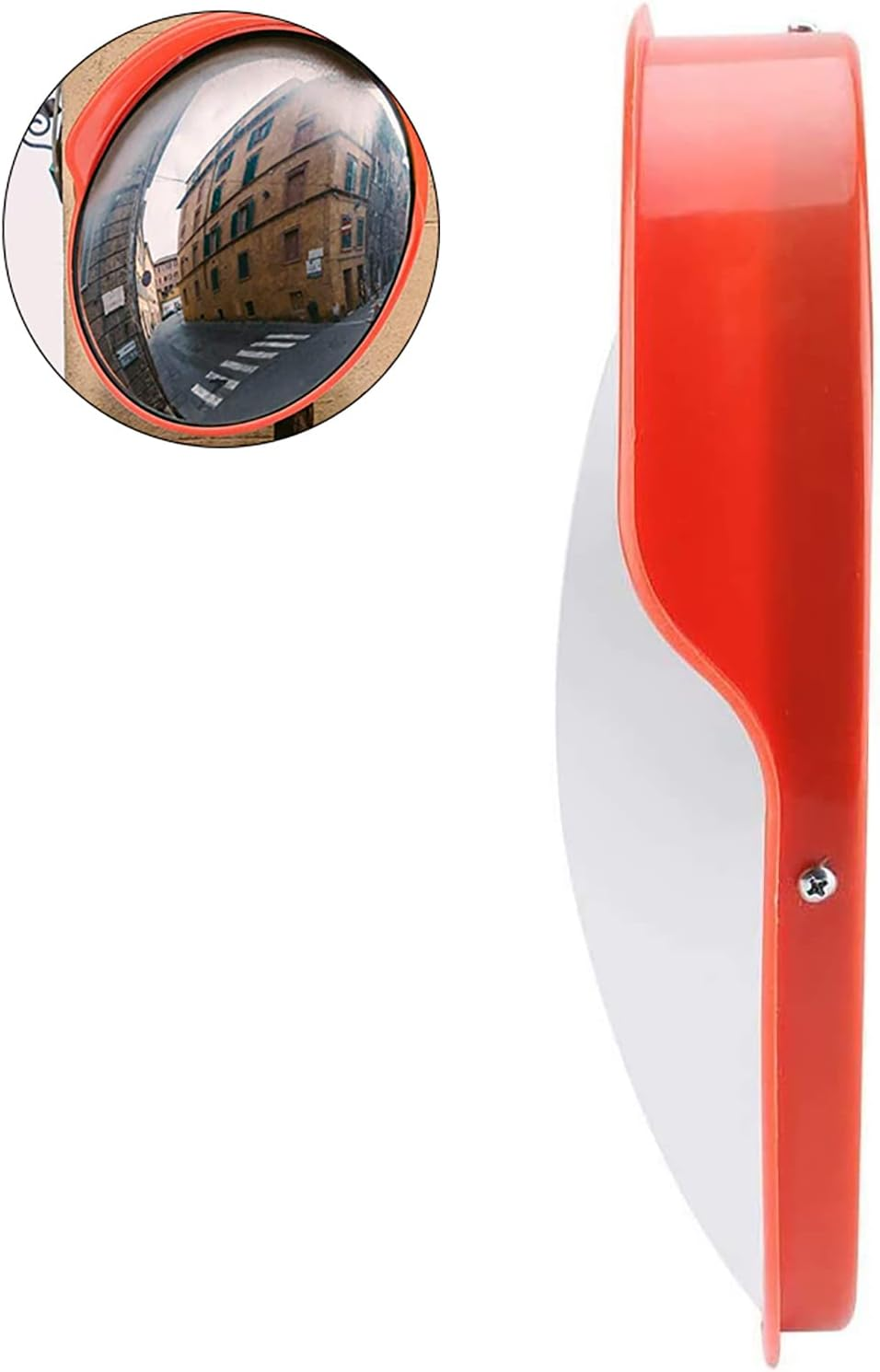 Premium 45Cm Wide Angle Safety round Traffic Mirror, Weatherproof for Long Service Time, Easy to Install for High- Collision Situations image number 4