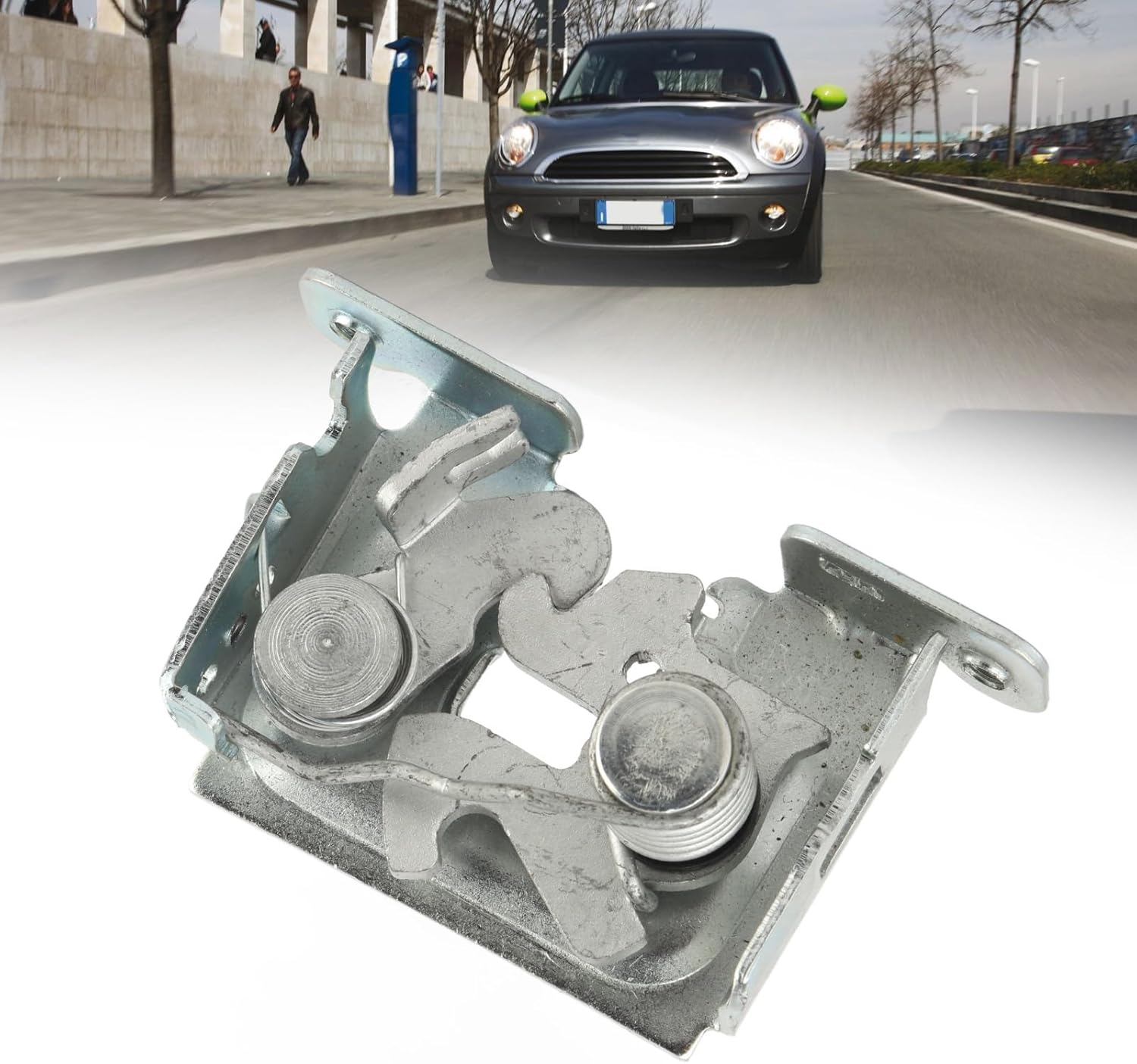 Front Hood Latch Lock Assembly Metal Engine Hood Latch Replacement for Cooper R56 R55 R57 2007-2015