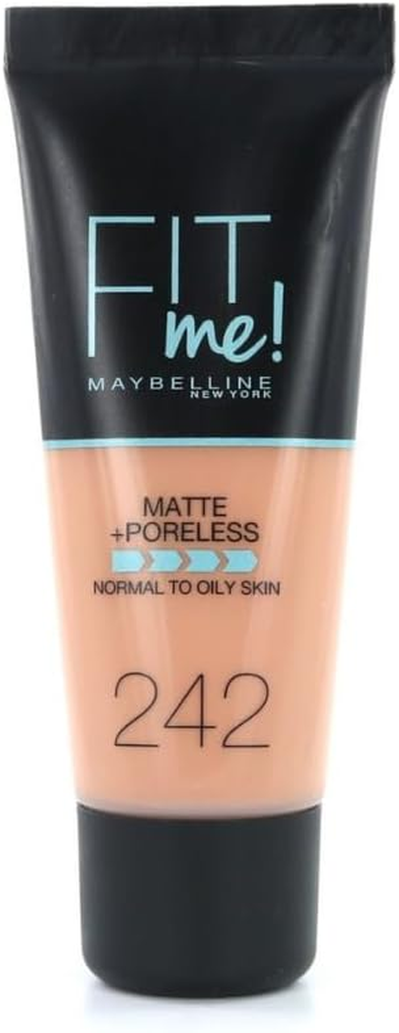 (242 Light Honey) - Maybelline Fit Me Matte & Poreless Foundation 242 Light Honey 30Ml image number 2