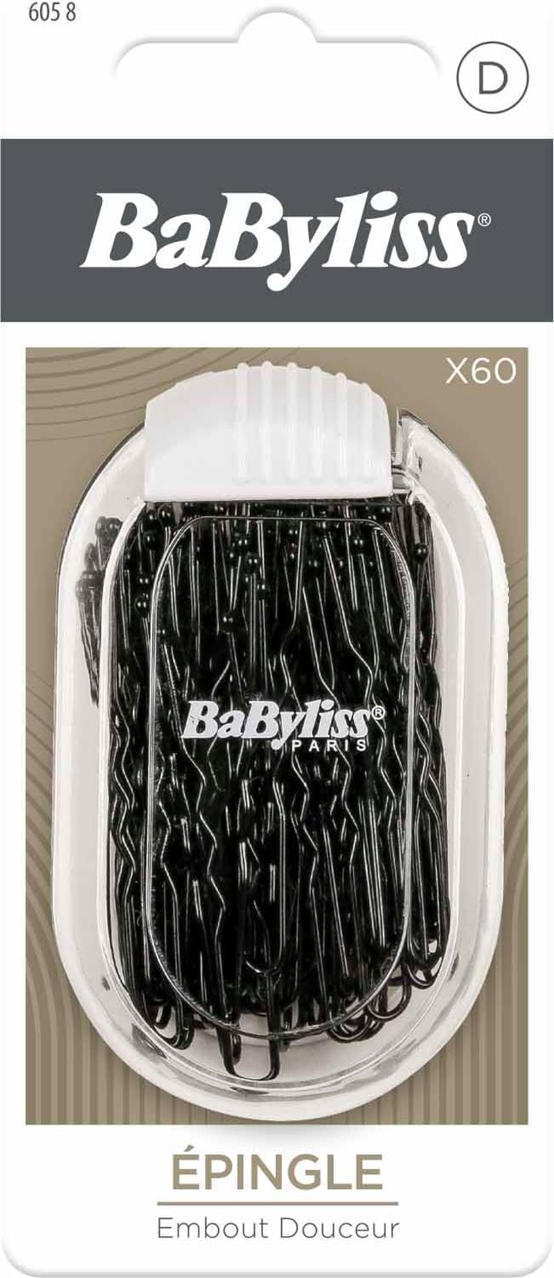 Babyliss 60 X Black Hair Pins