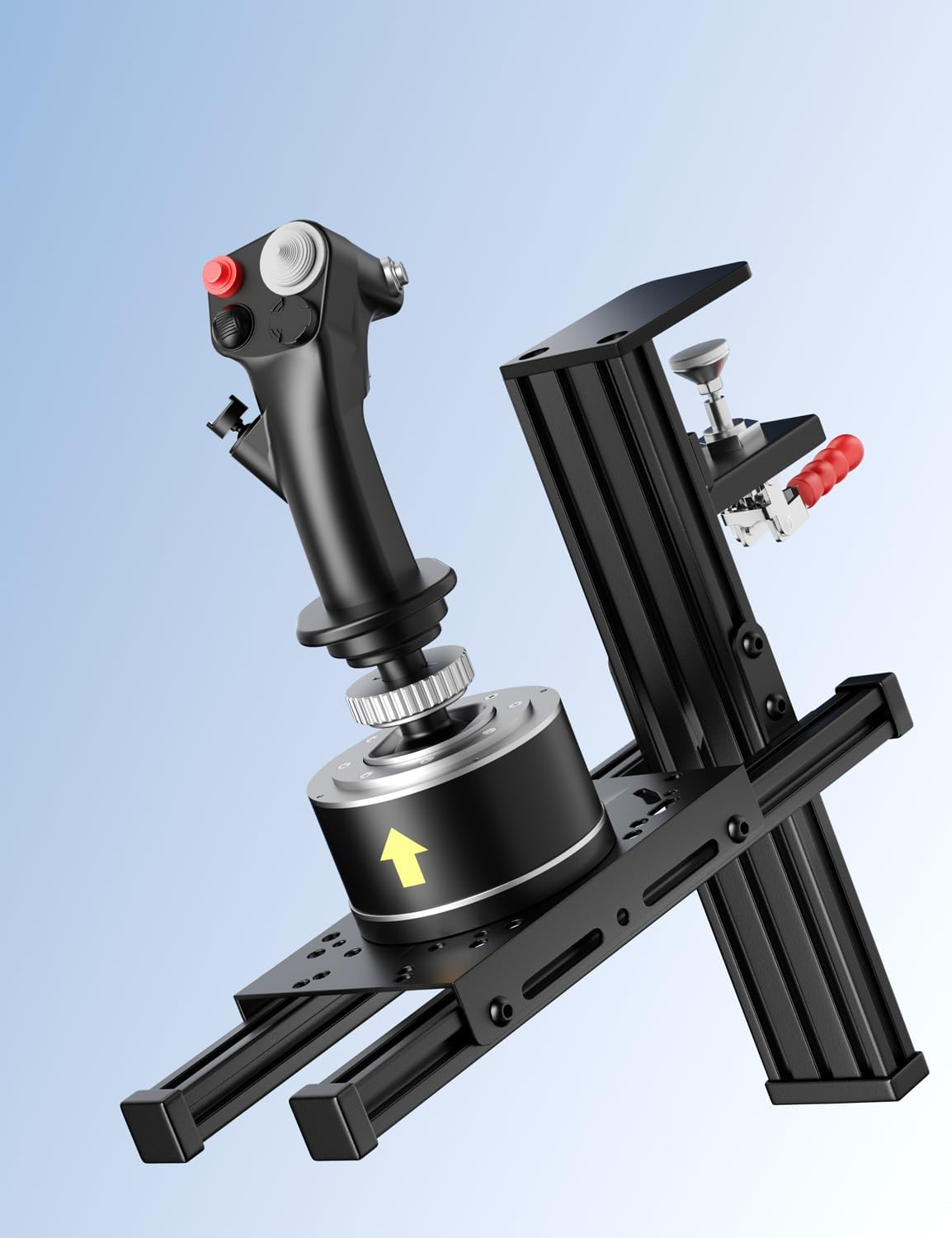 2 Set Desk Mount for Flight Sim Hotas Compatible with Logitech X56/X52/X52 Pro, Thrustmaster Hotas Warthog/T.16000M/T-Flight Hotas 4/X, Simtask Farmstick,Winwing Hotas, VKB, VPC Hotas (Standard) image number 5