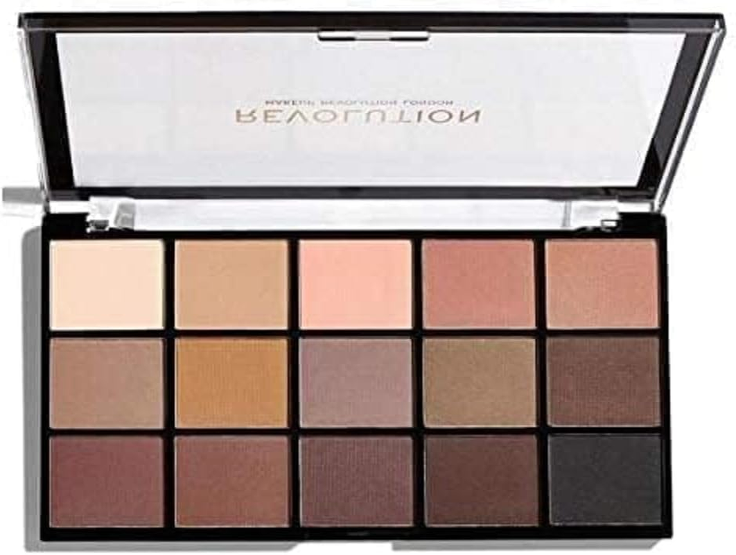 Makeup Revolution - Eyeshadow Palette - Re-Loaded Palette - Basic Mattes image number 1