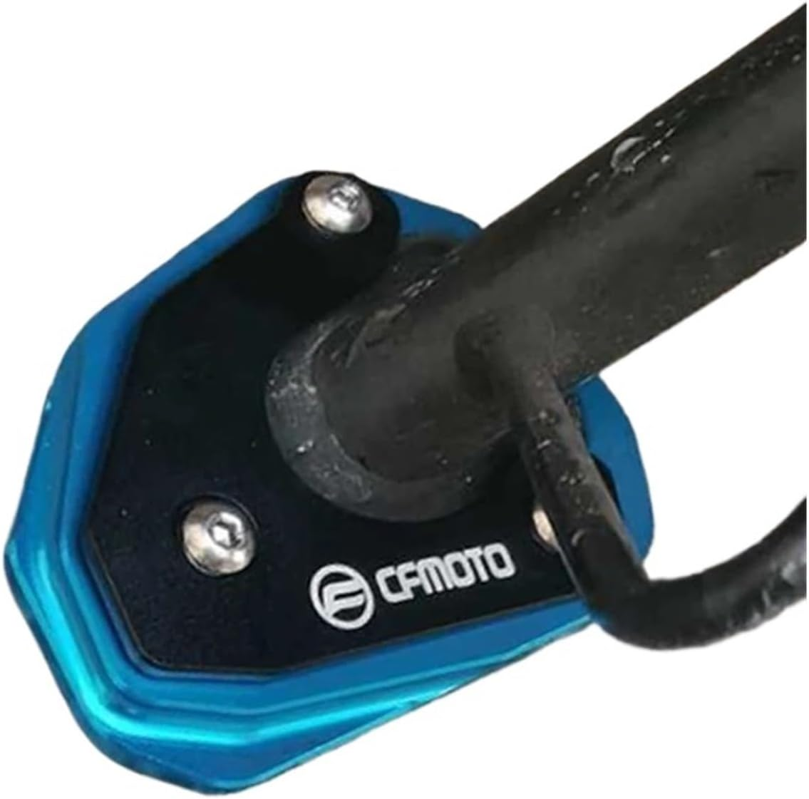 Jininshengxindianzi Compatible with CFMOTO MT800 800MT 650MT 800 650 MT CF Moto 650 TR-G 650TR-G Accessories Motorcycle Side Stand Extension Pad Bracket (Color : CF Black)