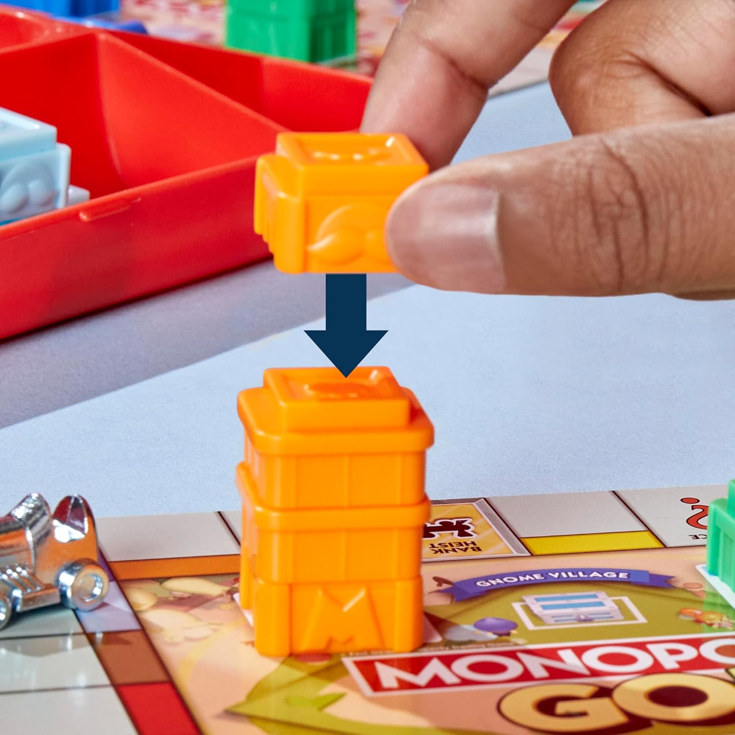 Monopoly GO! Board Game | Inspired by the Popular Mobile Board Game | Ages 8+ | 2-4 Players | 15 Mins. | Family Games | Travel Games for Kids and Adults image number 2