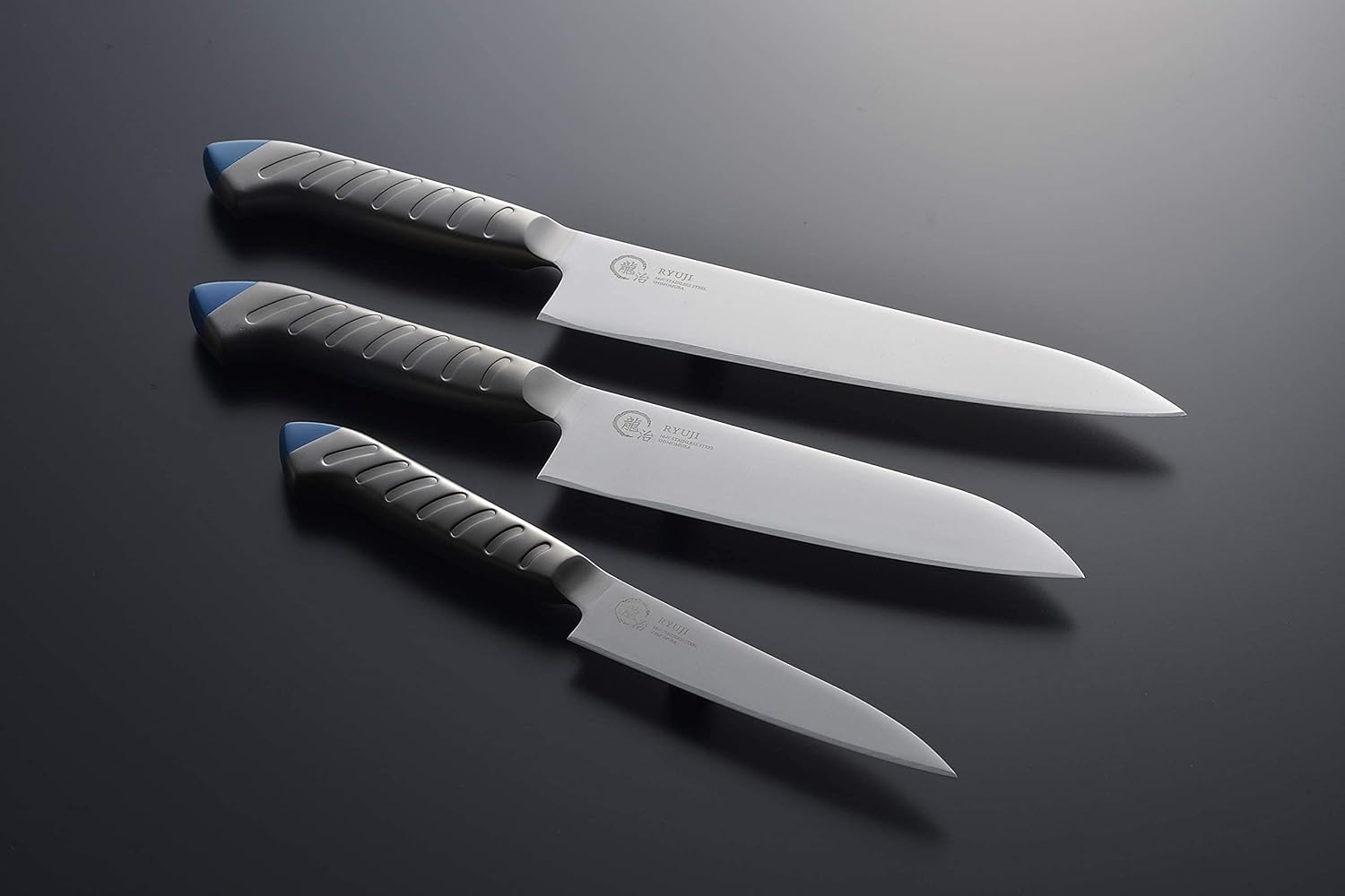 Shimomura Industry RYS-11BL Ryuji Stainless Steel, Made in Japan, Santoku, 6.7 Inches (170 Mm), Blue, Molybdenum, Vanadium Steel, Dishwasher Safe, HACCP Compatible, Made in Niigata, Tsubamesanjo image number 1
