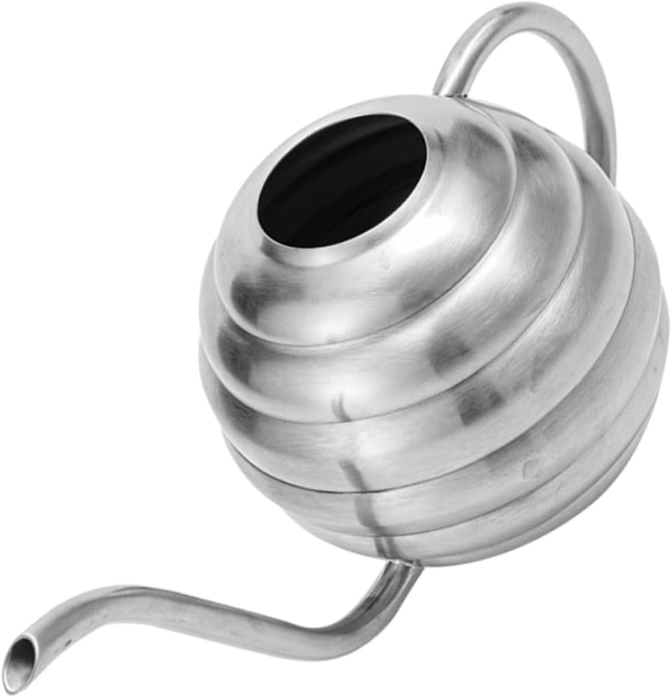 Stainless Steel Watering Bottle Metal Watering Pot Gooseneck Garden Sprayer for Indoor Outdoor Plants Sprinkling Can for Pot