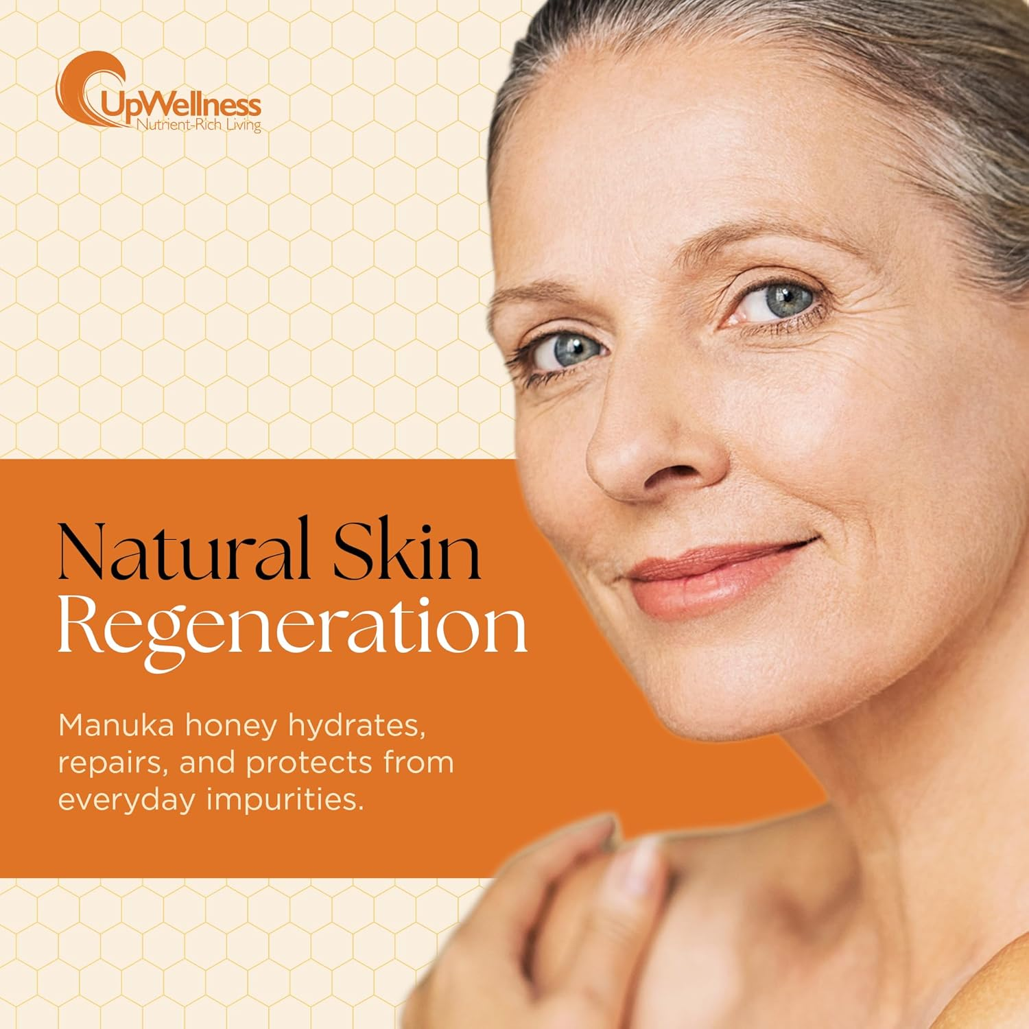 Upwellness Manuka Miracle - 100% Natural Manuka Honey Lotion - Manuka Honey Cream for Smooth, Radiant Skin - Physician-Formulated