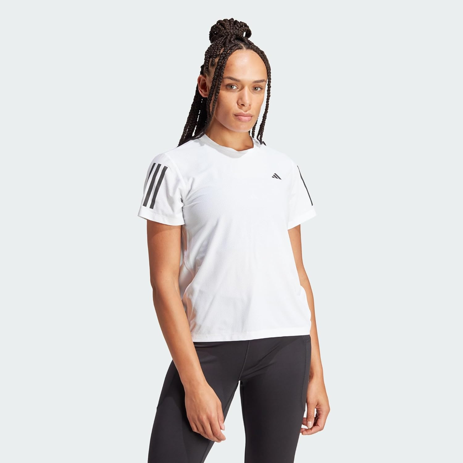 Adidas Performance Own the Run Women'S Running T-Shirt, White, Small image number 5