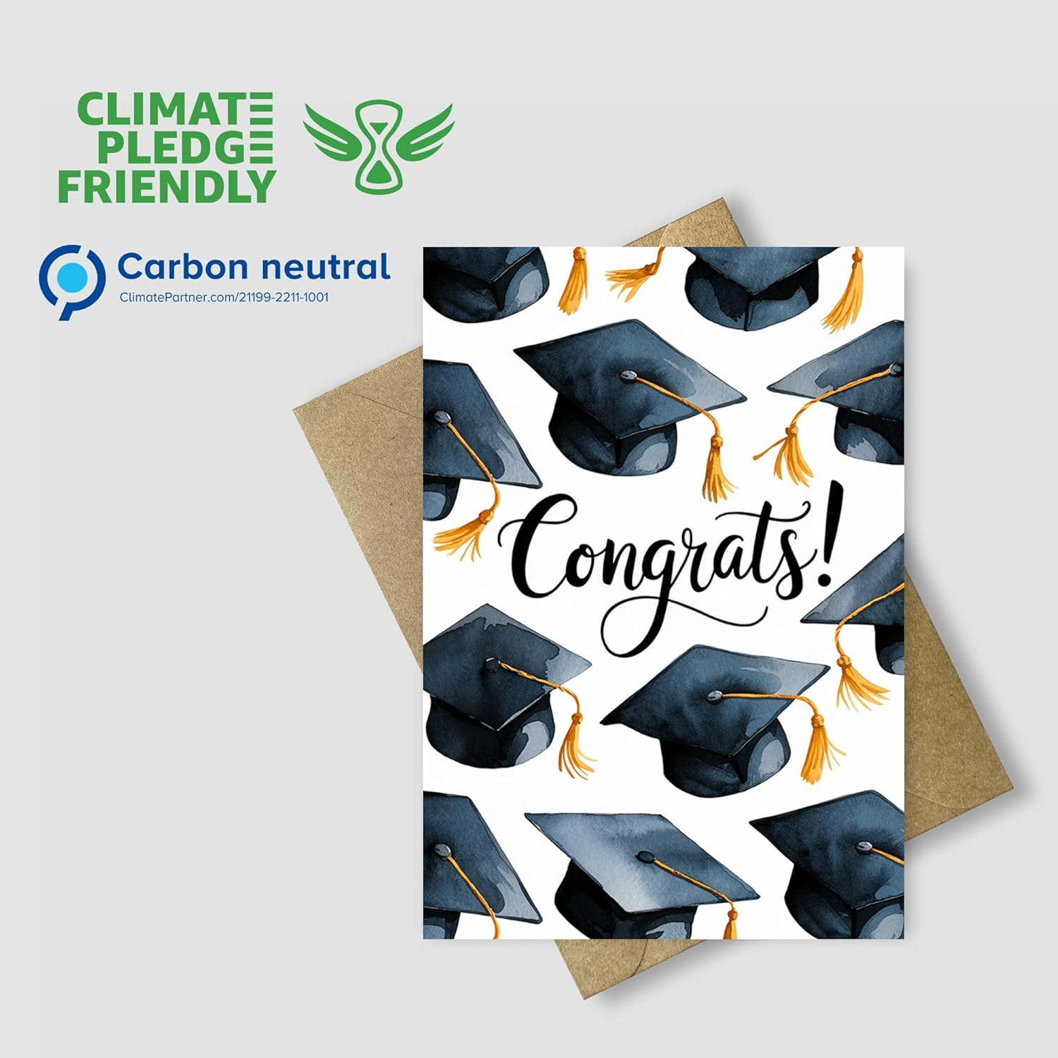 Graduation Card - Congratulations on Your Graduation Card for College, Highschool,Masters, Phd, Bachelors Degree - Congrats Son, Grandson - NUM 184 image number 3