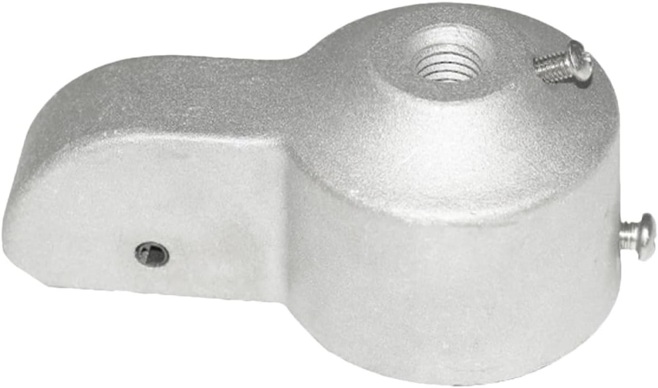 Toyvian Flagpole Ornament Aluminum Pulley Head Replacement Durable Flag Pole Part for Flagpole Cap for Outdoor Use Compatible with Top Ball Flag Pole Kits