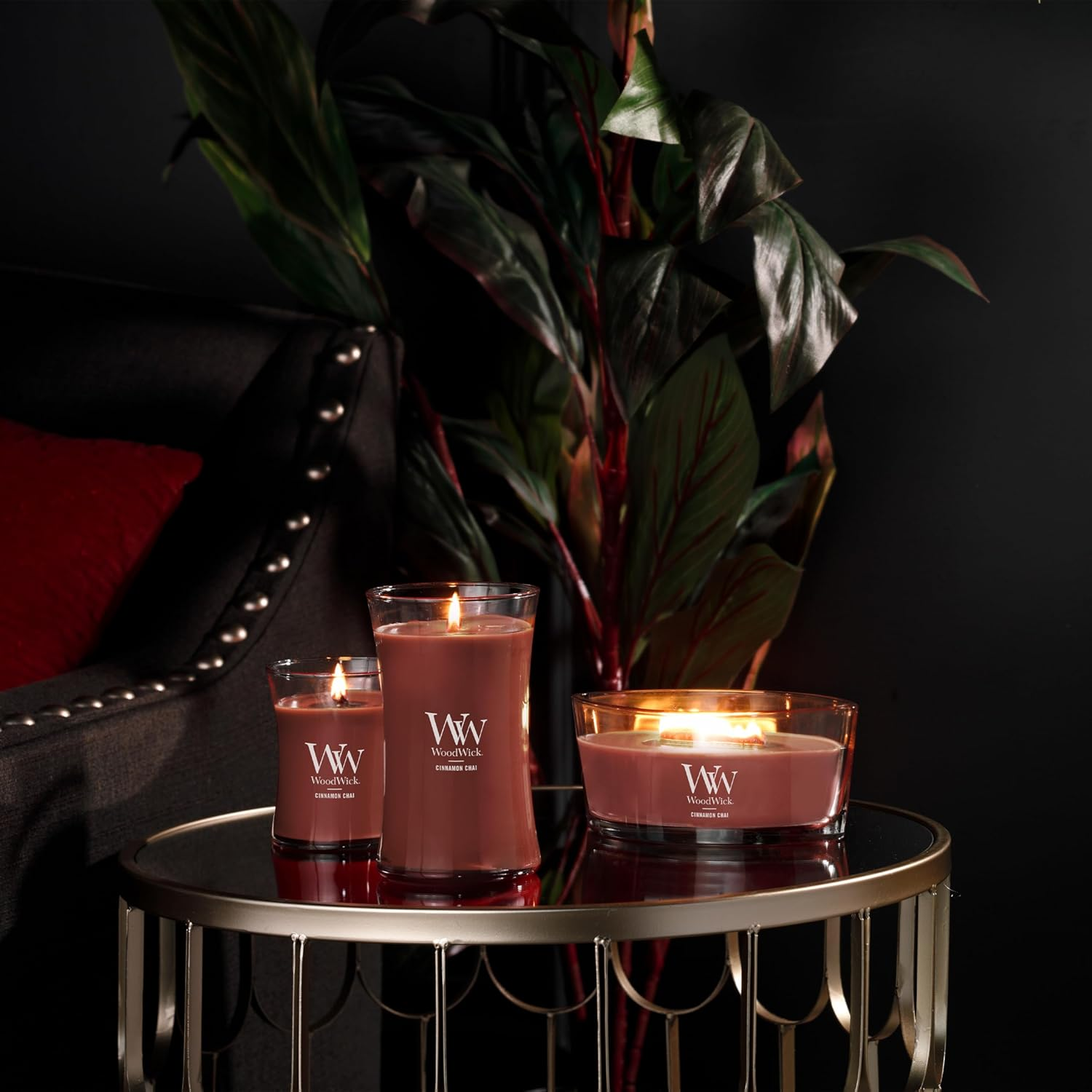 Woodwick Cinnamon Chai Jar Candle, Large image number 3