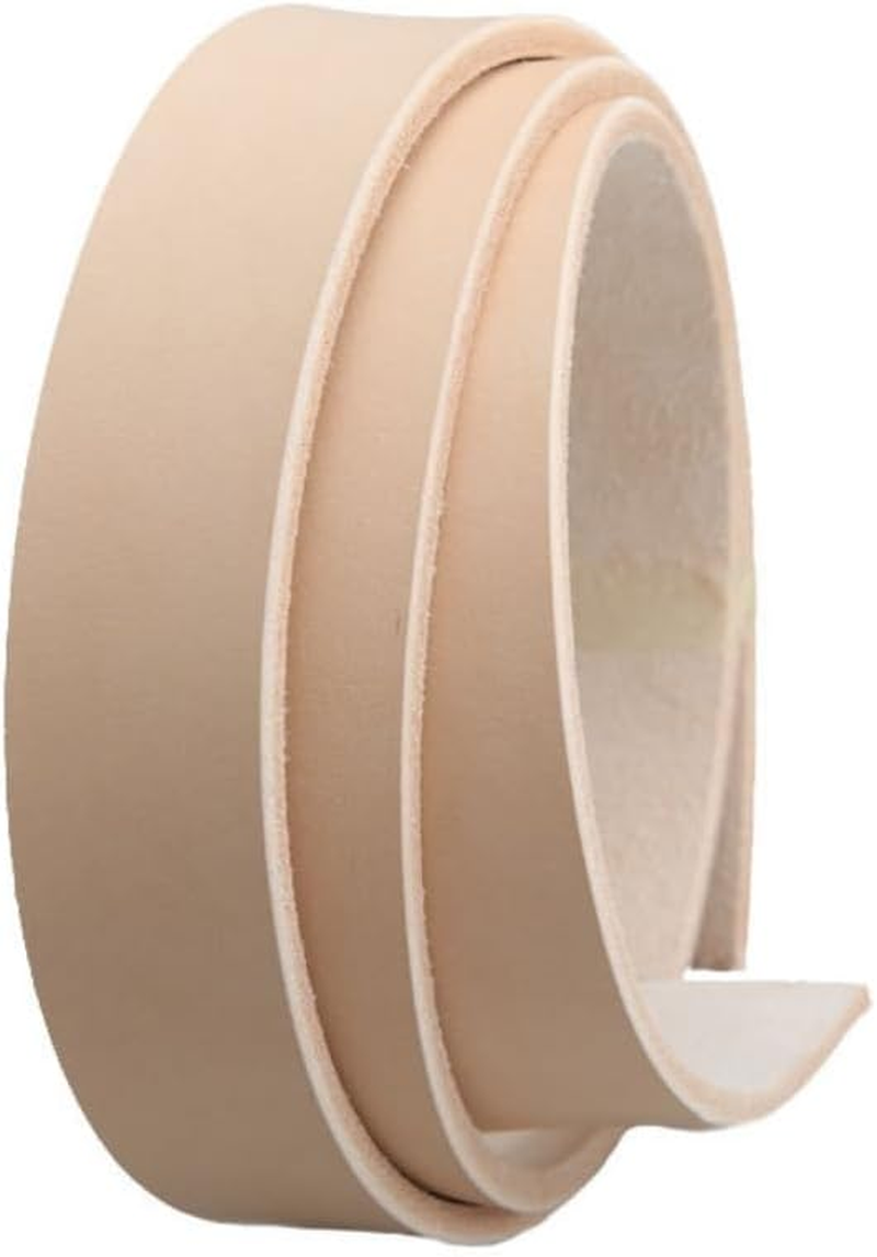 Leather Strip Leather Strap for Bag Vegetable-Tanned Leather Semi-Finished Leather Strap Handcraft Leather Strap Semi-Finished Belt Material Belt Semi-Finished Products image number 1