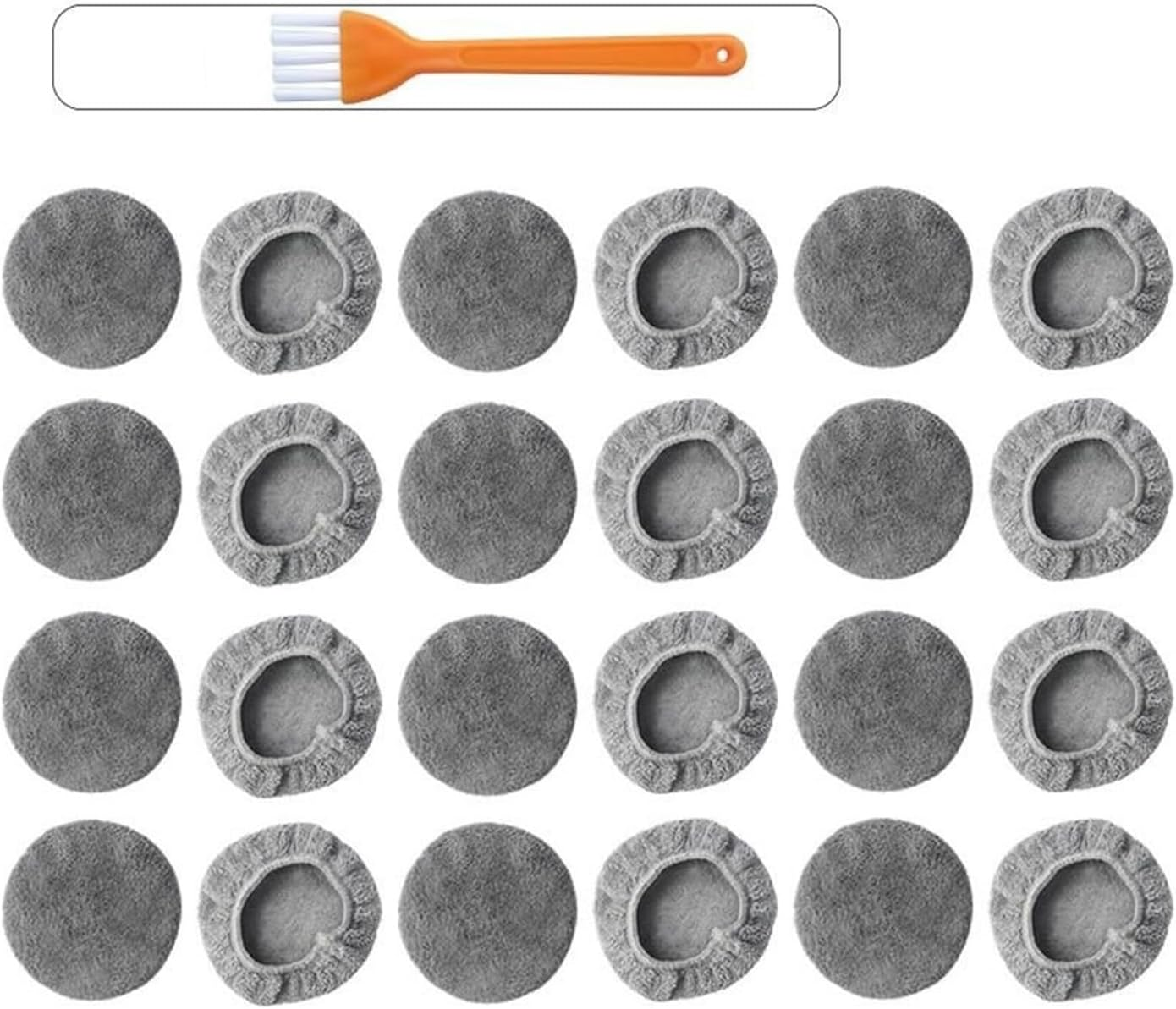 Window Glass Mop,Compatible for Purukai, Window Cleaning Robot Mops Cleaner Robot Rag Window Cleaning Clothes(24Pcs)