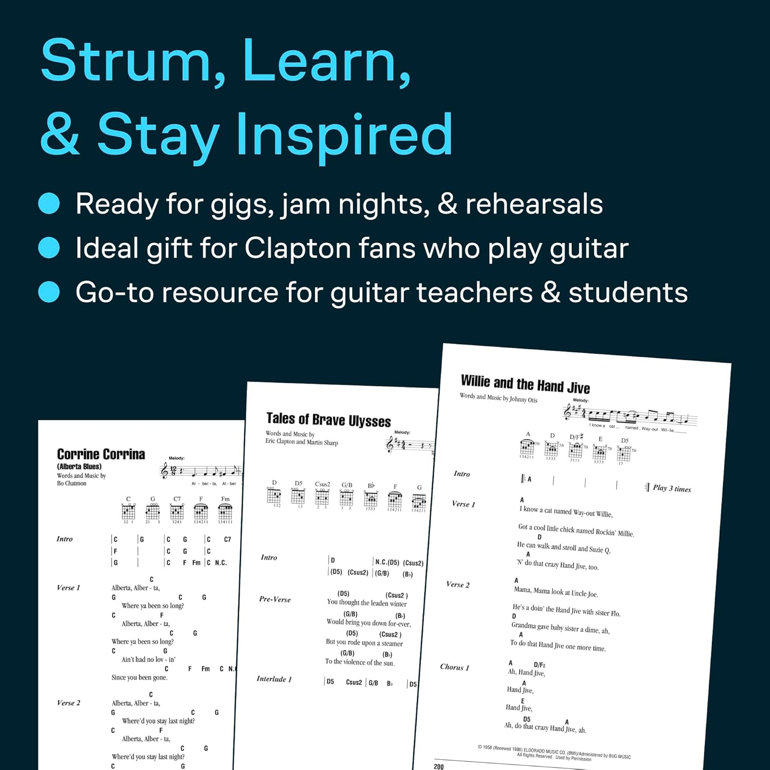 Eric Clapton: Guitar Chord Songbook