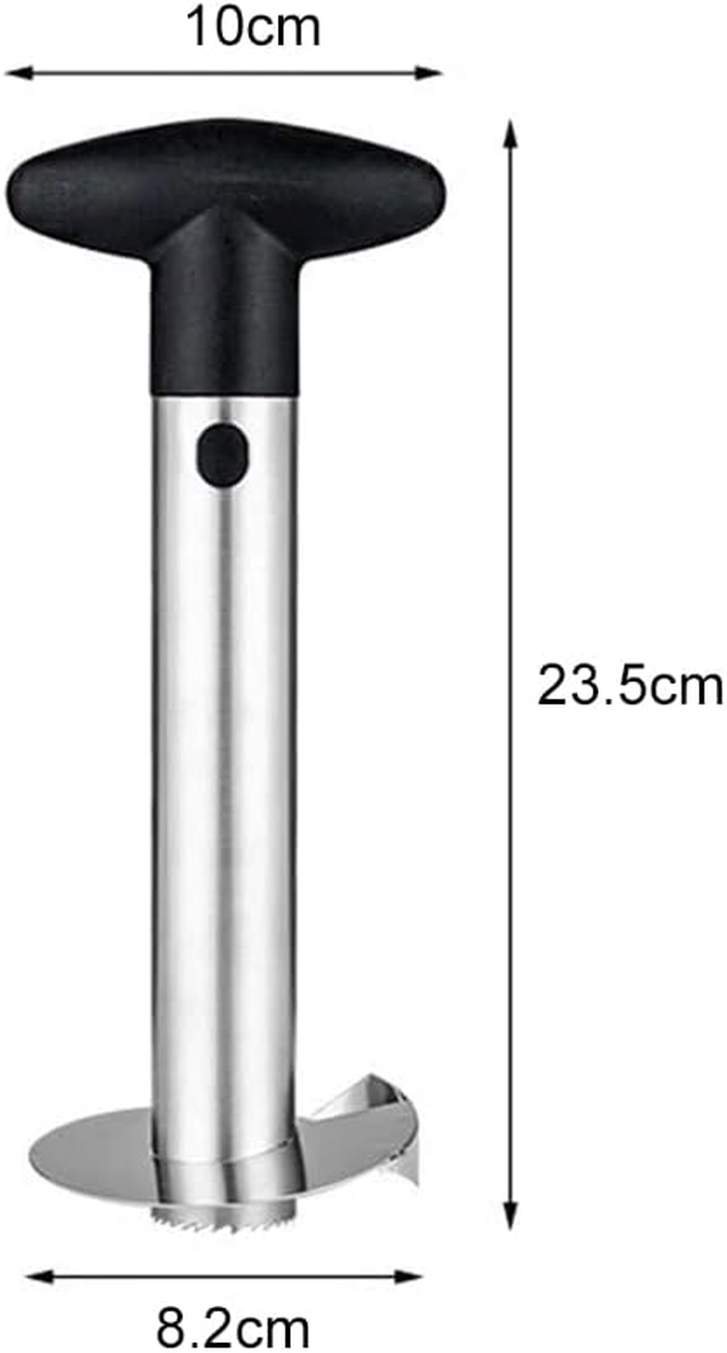 2X New Stainless Steel Easy Kitchen Tool Fruit Pineapple Corer Slicer Cutter Peeler image number 5