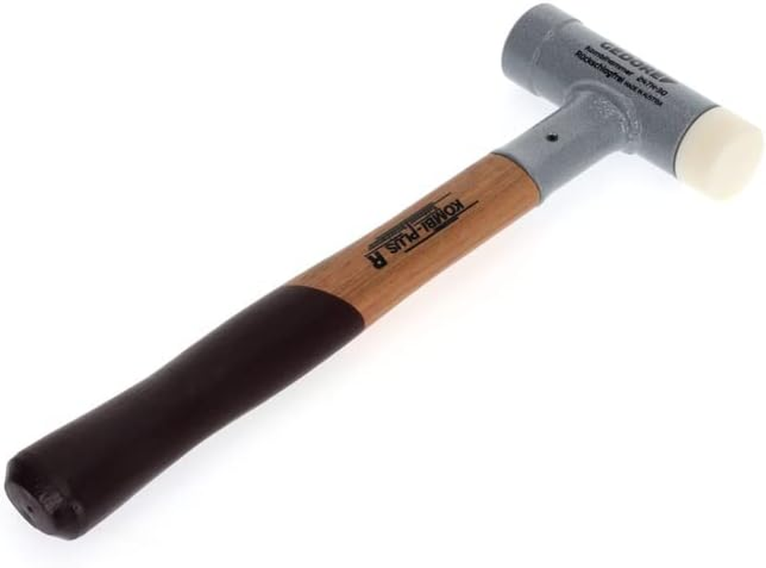 GEDORE Kombi-Plus R Hammer, Wooden Handle, Soft Face/Engineer&rsquo;S Hammer, Dia. 30 Mm, Recoilless, Hickory Handle, 247 H-30 image number 3