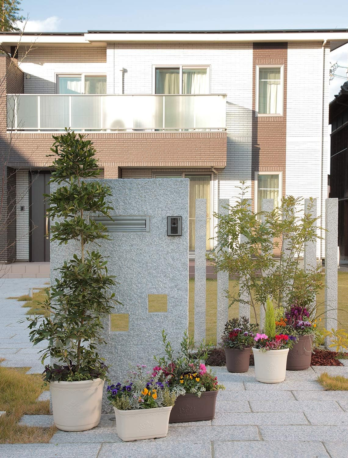 Appleware Plant Pot, Planter, Cecil Pot, 23 Type, Ash Brown, Soil Capacity: 2.1 Gal (5.5 L), Depth 9.2 X Width 9.2 X Height 8.3 Inches (23.4 X 23.4 X 21 Cm), Large Soil Capacity, Planting Planting, image number 5