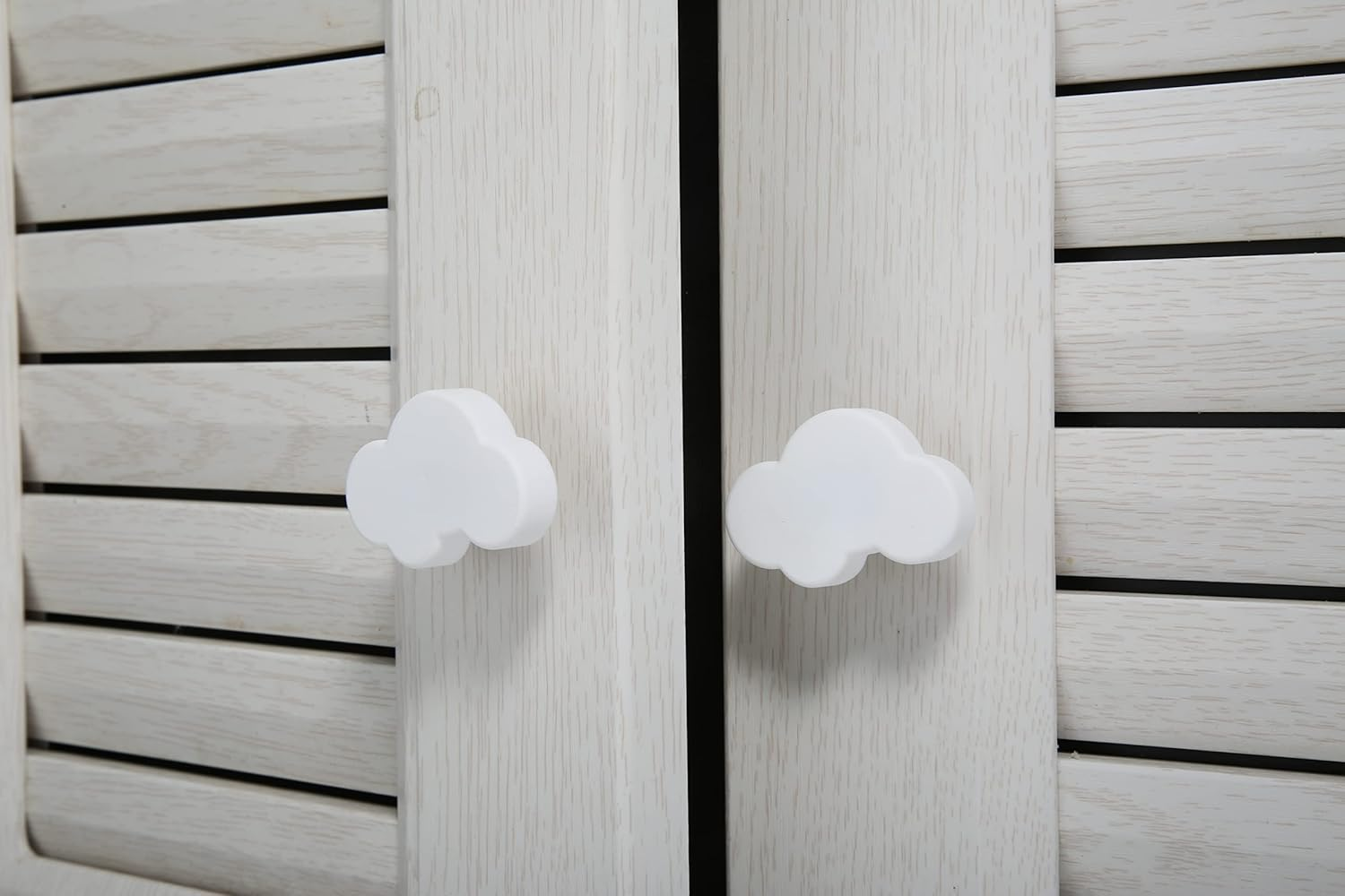 2Pcs Cloud Cartoon Furniture Cupboard Dresser Cabinet Handles Kids Room Door Wardrobe Hardware Pulls Knobs Small(Single Hole) image number 4
