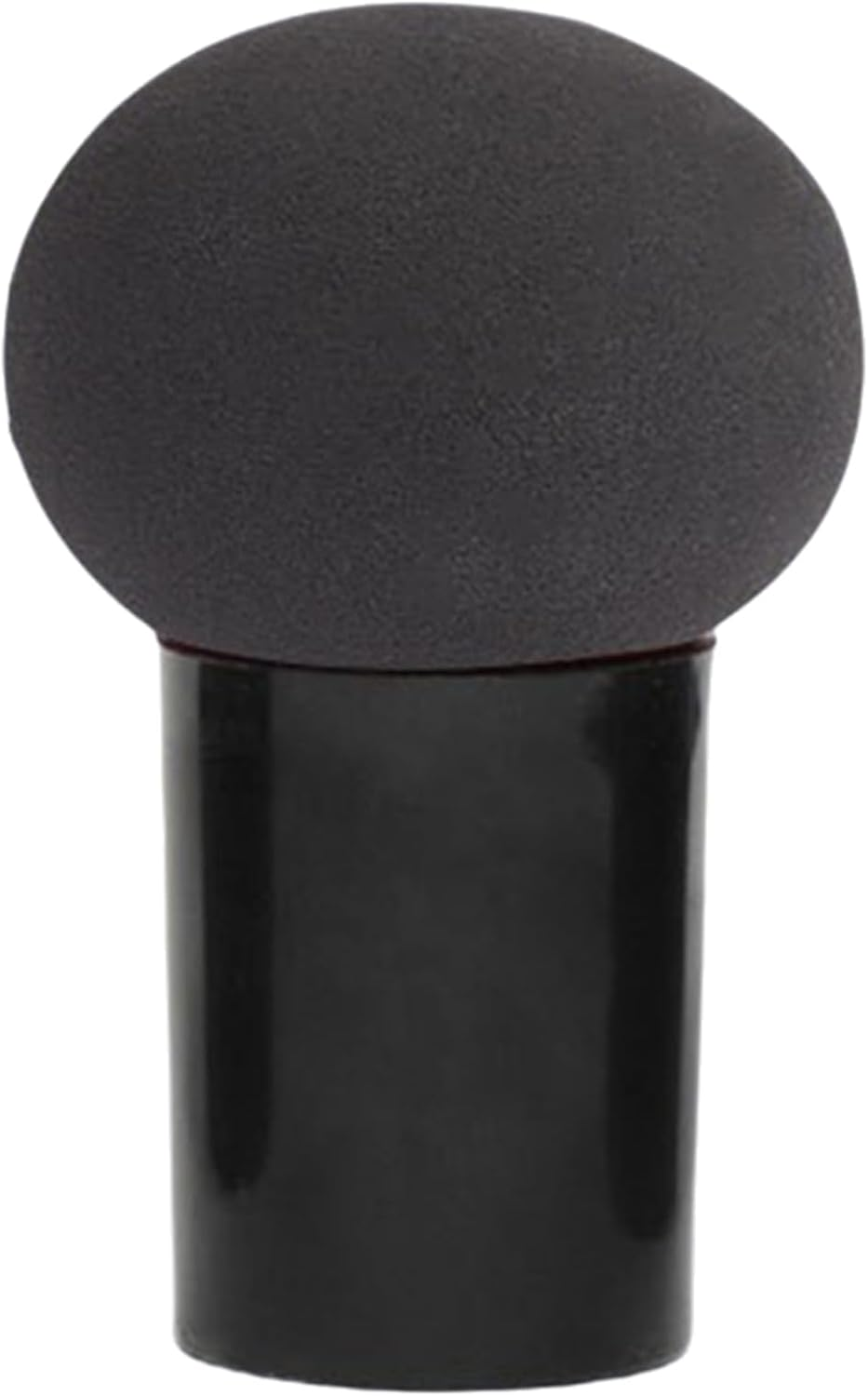 Iiniim Women Makeup Sponge Powder Puff with Handle for Liquid Foundation Cream Blush Soft Blending Beauty Tool Black One Size