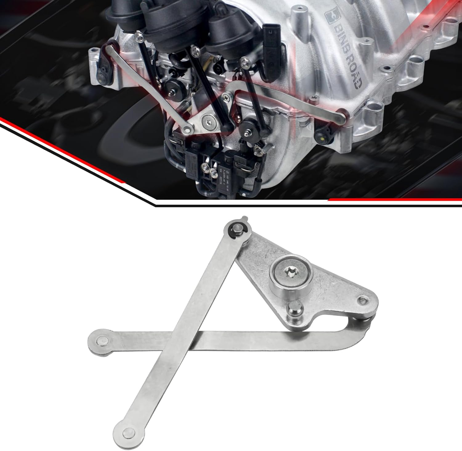 BINB ROAD Intake Manifold Swirl Air Flap Runner Repair Kit 2721402401 273140070164 Compatible with Mercedes Benz C300 C350 CLK350 image number 5