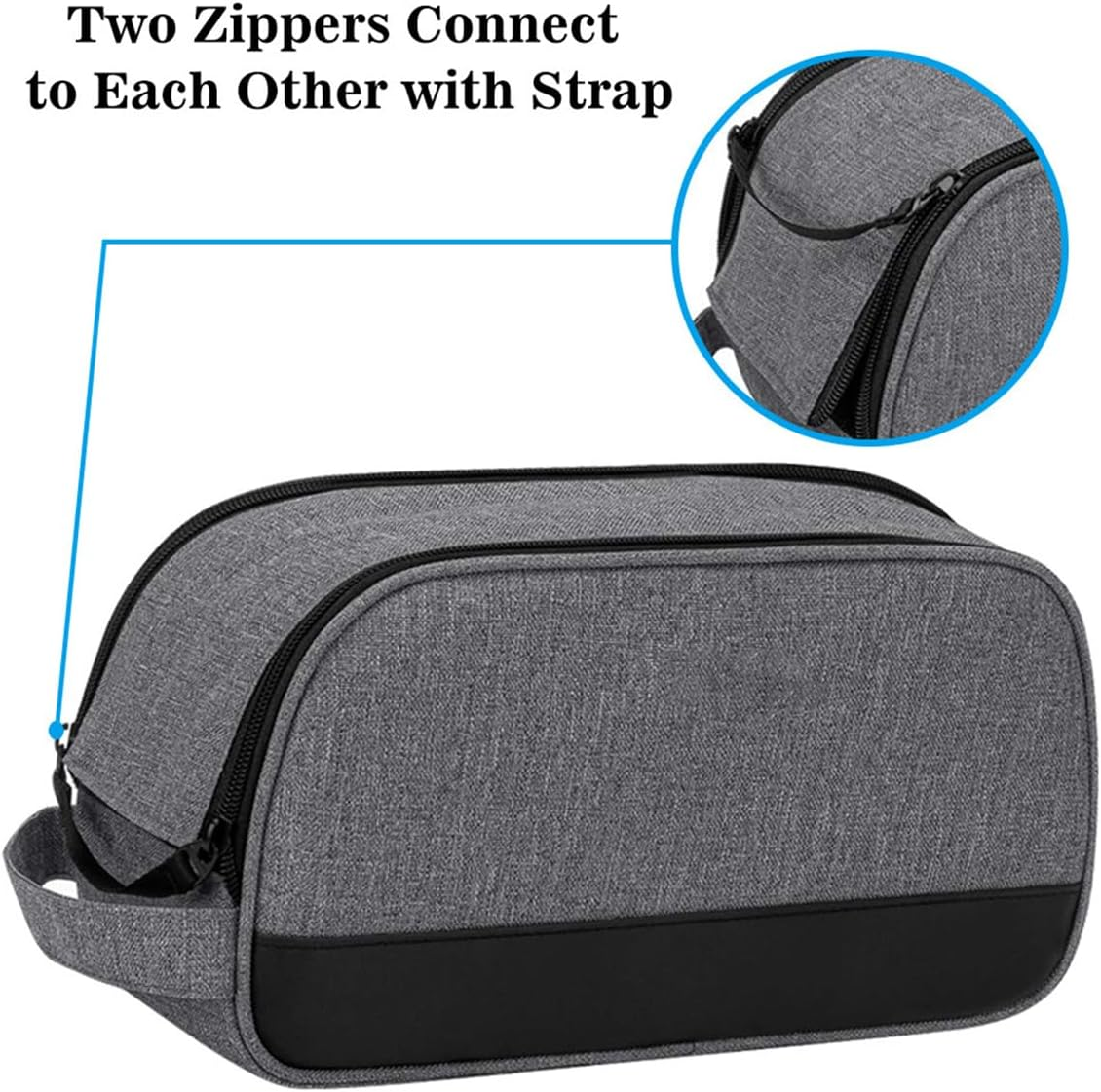 CPAP Storage Bag Multiple Pockets Travel Carrying Bag CPAP Supplies Carrying Case with Special Zipper Design Nylon Portable Storage Bag Organizer for Travel School Shopping Includes Bag Only image number 5