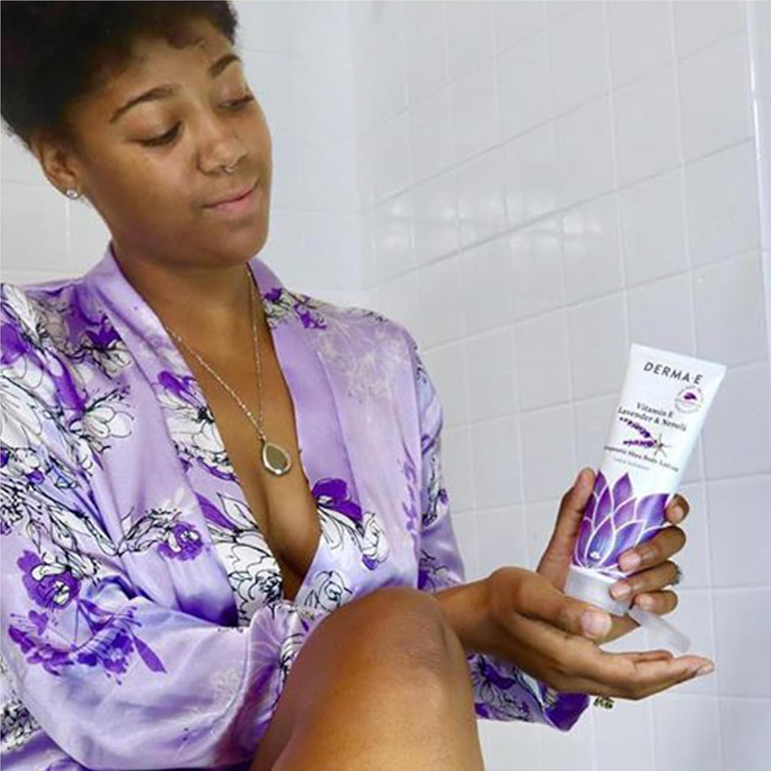 DERMA E Vitamin E Intensive Therapy Body Lotion, Lavender-Neroli,8Oz image number 1