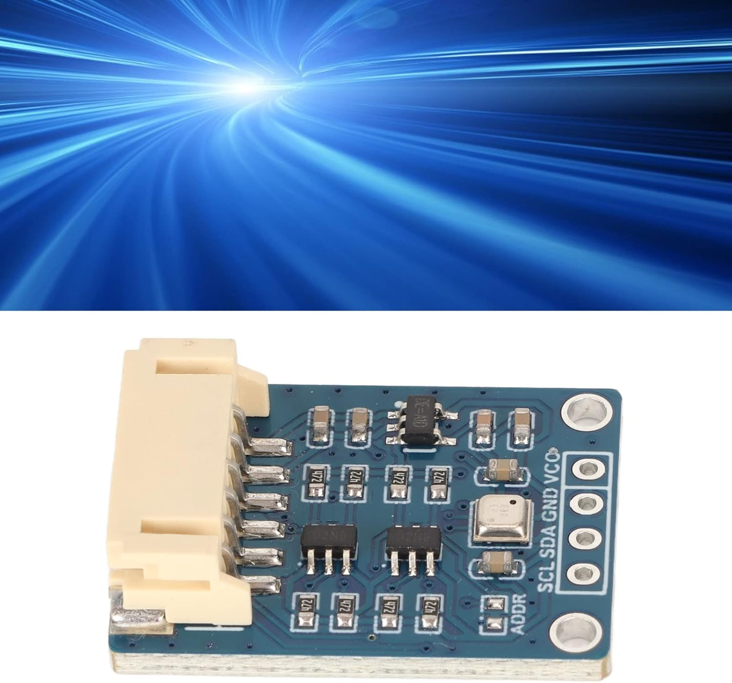 BME680 Environmental Module, Temp Humidity Air Pressure BME680 Sensor, Environmental Sensor for Raspi Pico Motherboard image number 6