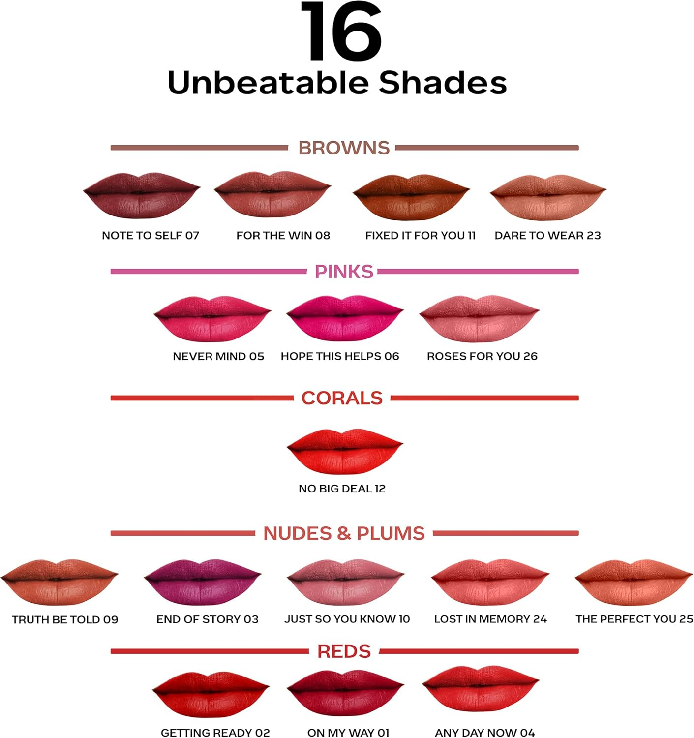 FACES CANADA Comfy Matte Liquid Lipstick - No Big Deal 12, 3 Ml | Comfortable 10HR Longstay | Intense Matte Color | Almond Oil & Vitamin E Infused | Super Smooth | No Dryness | No Alcohol