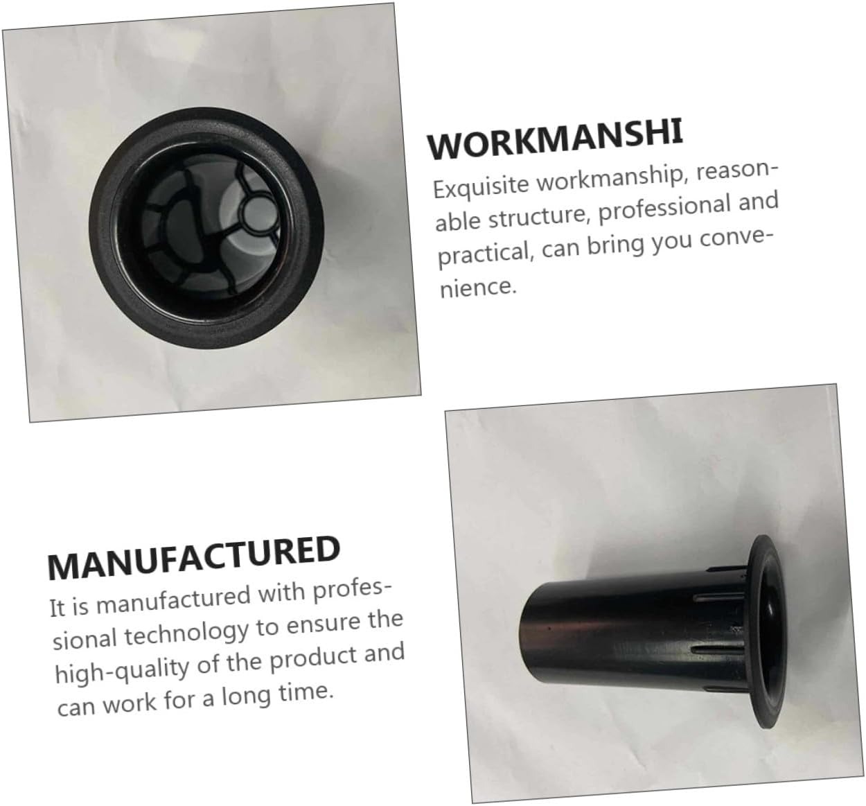 ASAKKURA 20Pcs Plastic Woofer Box Port Tubes Subwoofer Bass Reflex Tubes Speaker Air Outlets for Audio Speaker Cabinet 41X80Mm Bass Replacement Accessories image number 3