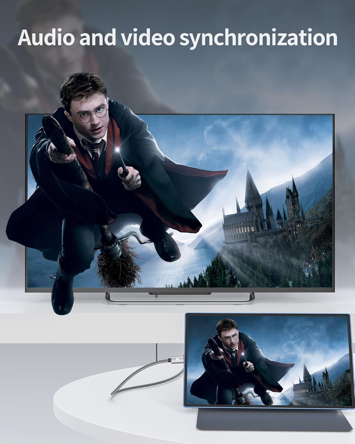 Silkland Micro HDMI to HDMI Cable 0.3M, [Gold Plated, Sturdy Aluminum] Supports 4K@60Hz, HDR, Ethernet, ARC, Compatible with Raspberry Pi 4, Gopro Hero 3/4/5/6/7, Cam Link 4K, A6400 A6000 Camera image number 5