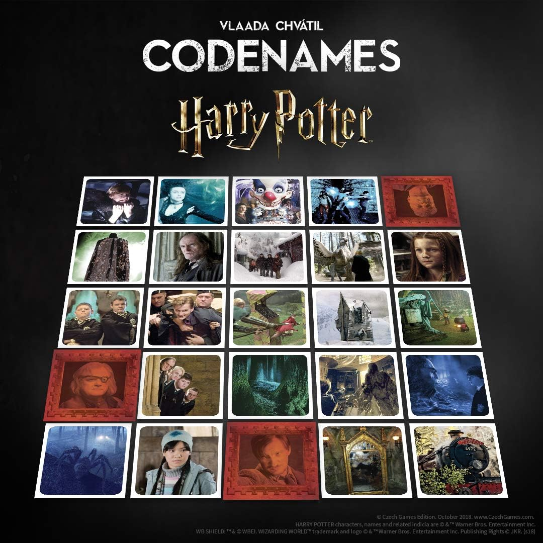 Usaopoly 59579 Codenames Harry Potter Card Game, Pack of 1 image number 1