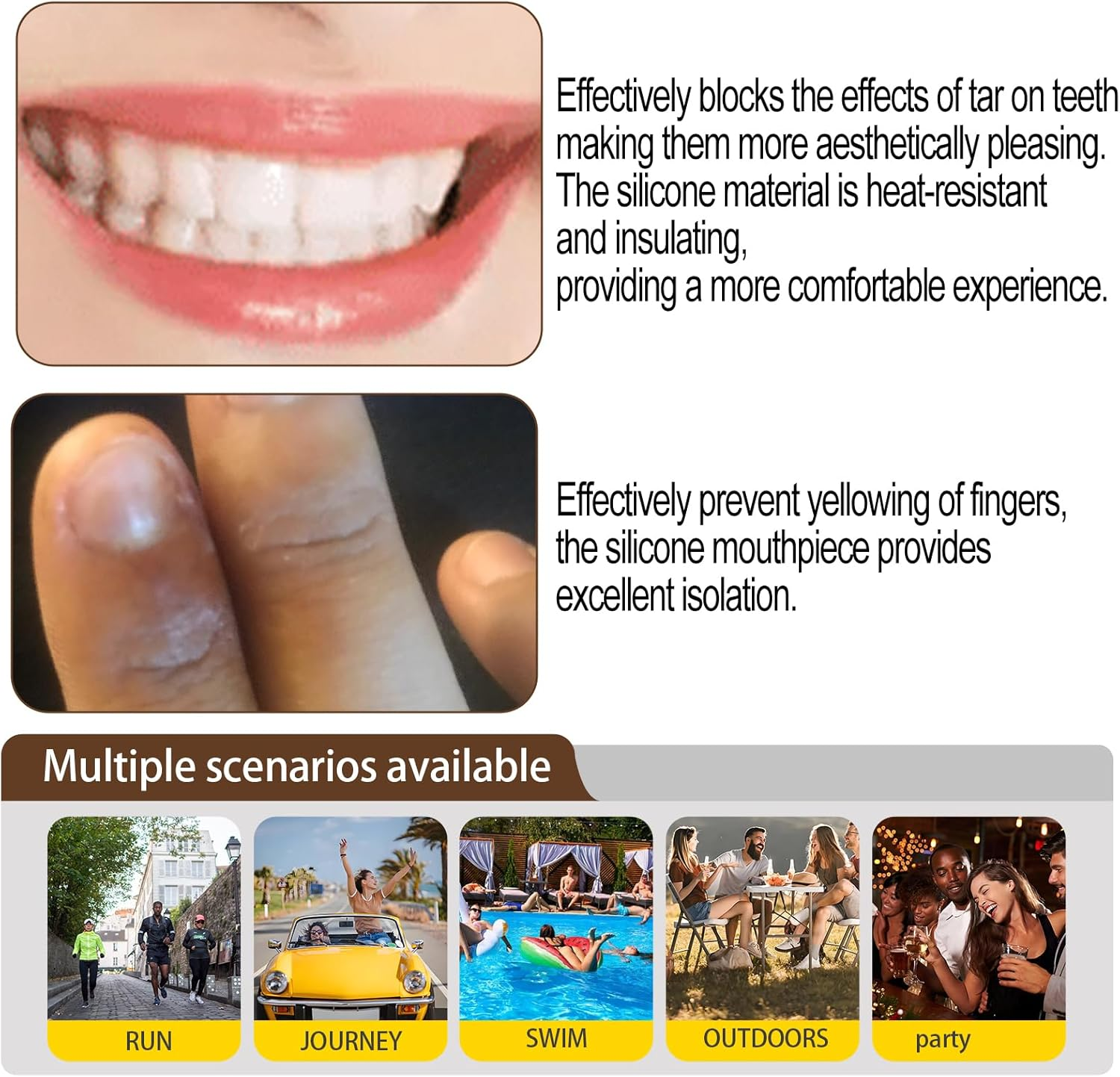 Reusable Silicone Filter, Anti-Cracking, Suitable for Various Sizes of Paper, Comparable to Glass Filters Adapter (Black*2) - Pink*2 image number 7