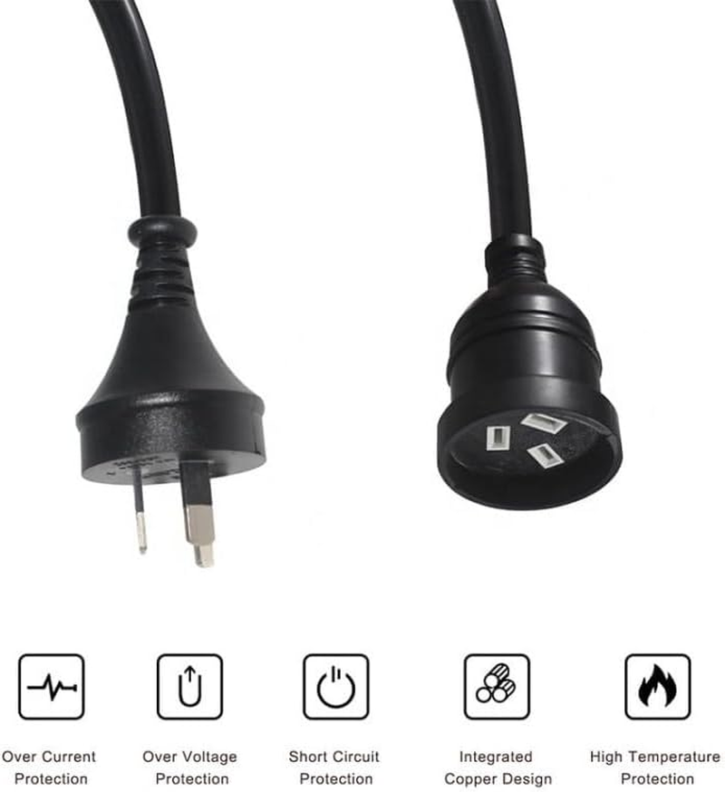 XINYUICEAN 3 Pack 10A to 15A Power Adapter Cord - Heavy Duty Waterproof Electric Vehicle Charging Cable for EV, RV, Camper, Van & Trailer, Portable Car Adapter Accessory image number 3