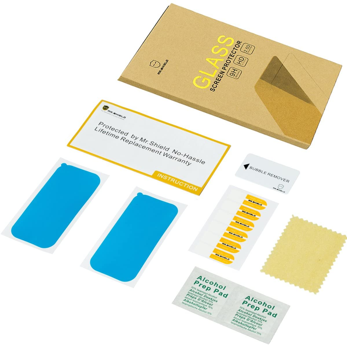 Mr.Shield Screen Protector Compatible with Nokia 2780 Flip / 2760 Flip [Tempered Glass] [3-Pack] [Japan Glass with 9H Hardness]