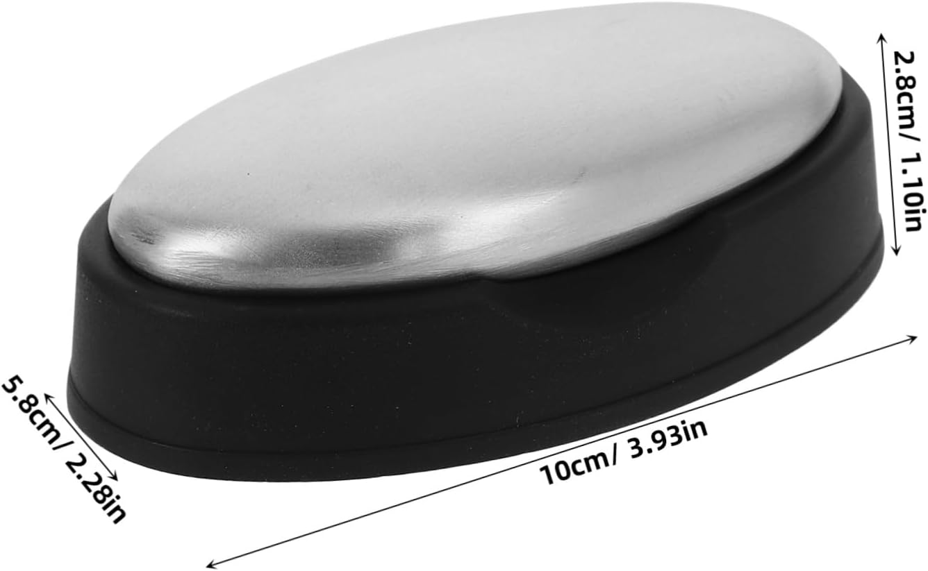 ABOOFAN Stainless Steel Odor Remover Soap Metal Bar for Kitchen Home Compact Design for Portable Use Eliminates Smells Convenient with Base image number 6
