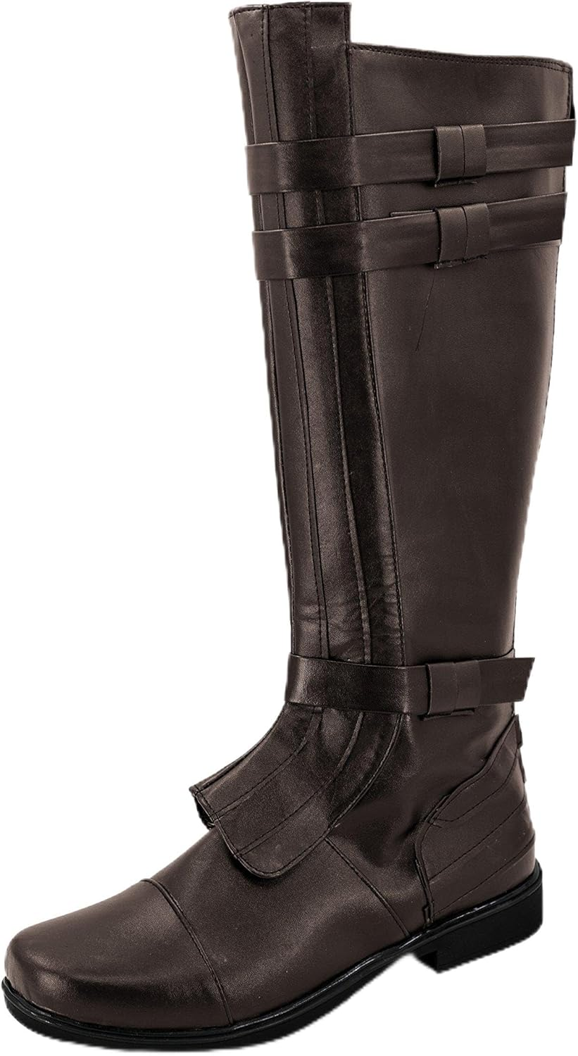 Obi Wan Kenobi Cosplay Boots Anakin Skywalker Cosplay Shoes for Halloween and Cosplay Party