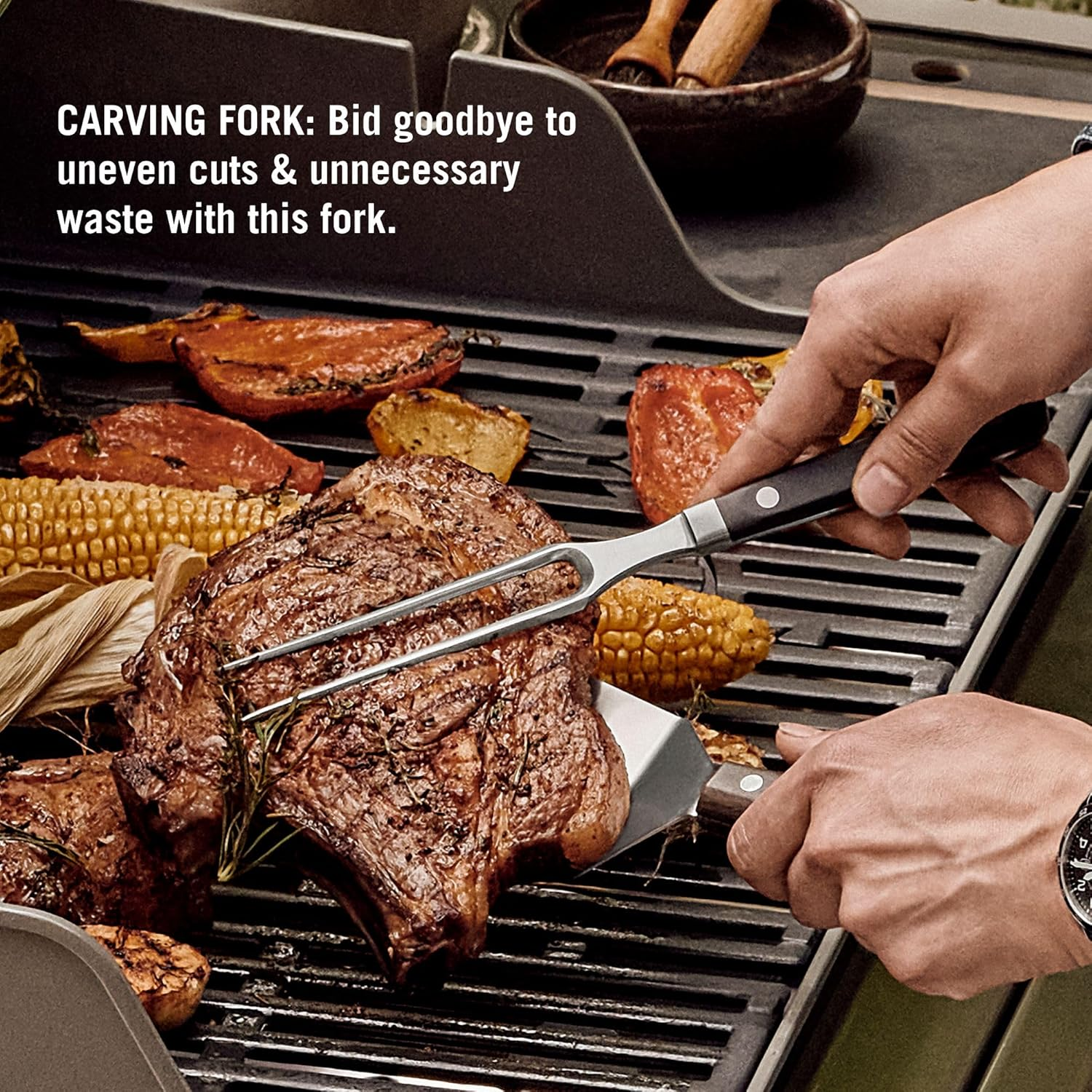 Victorinox Chefs Fork Forged Chefs Fork, Black, 7.7233.15G image number 2